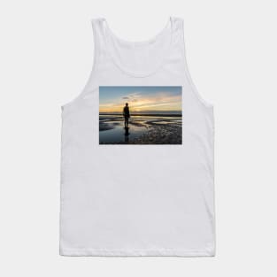 Sunset light, Crosby beach Tank Top